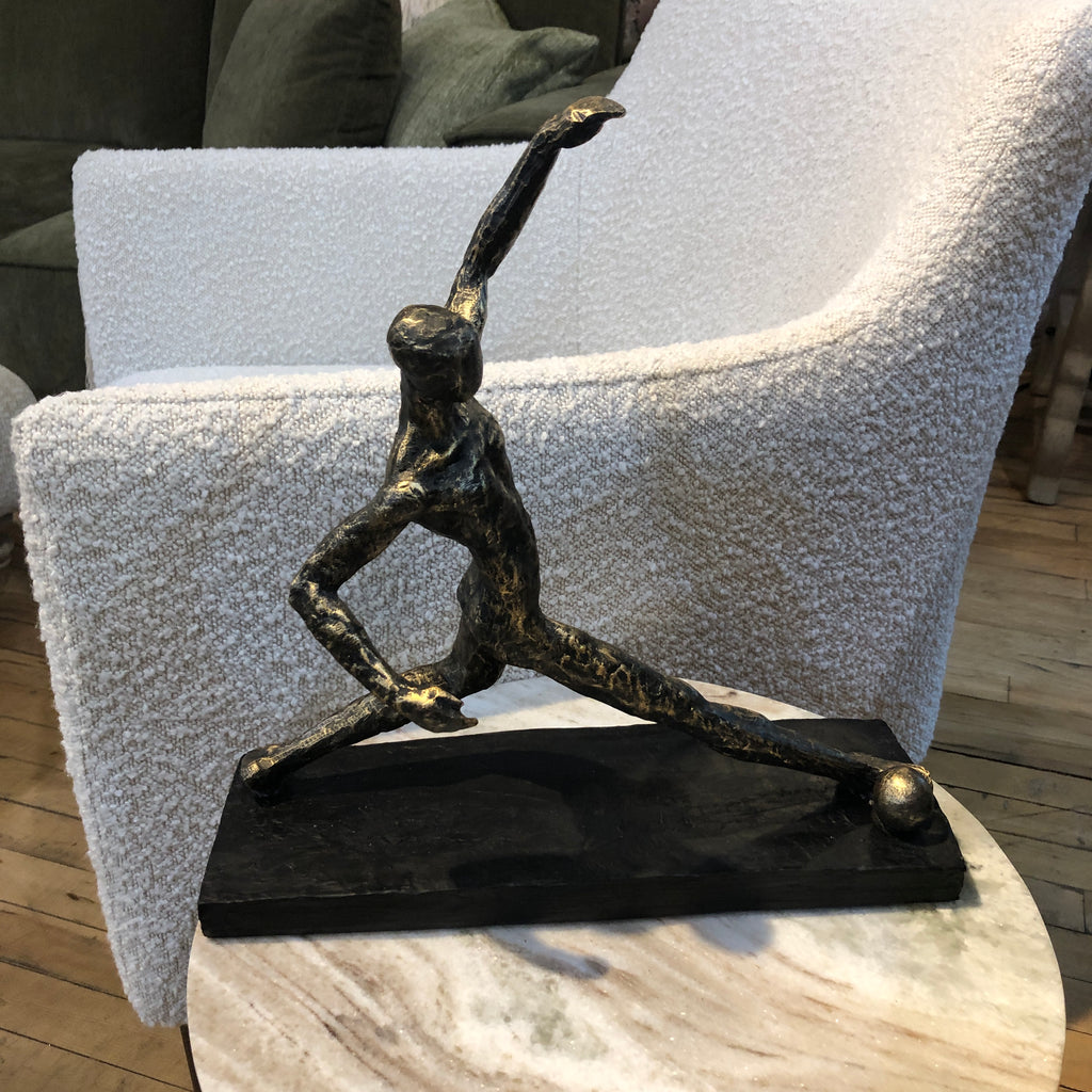 Football Player Sculpture 34cm