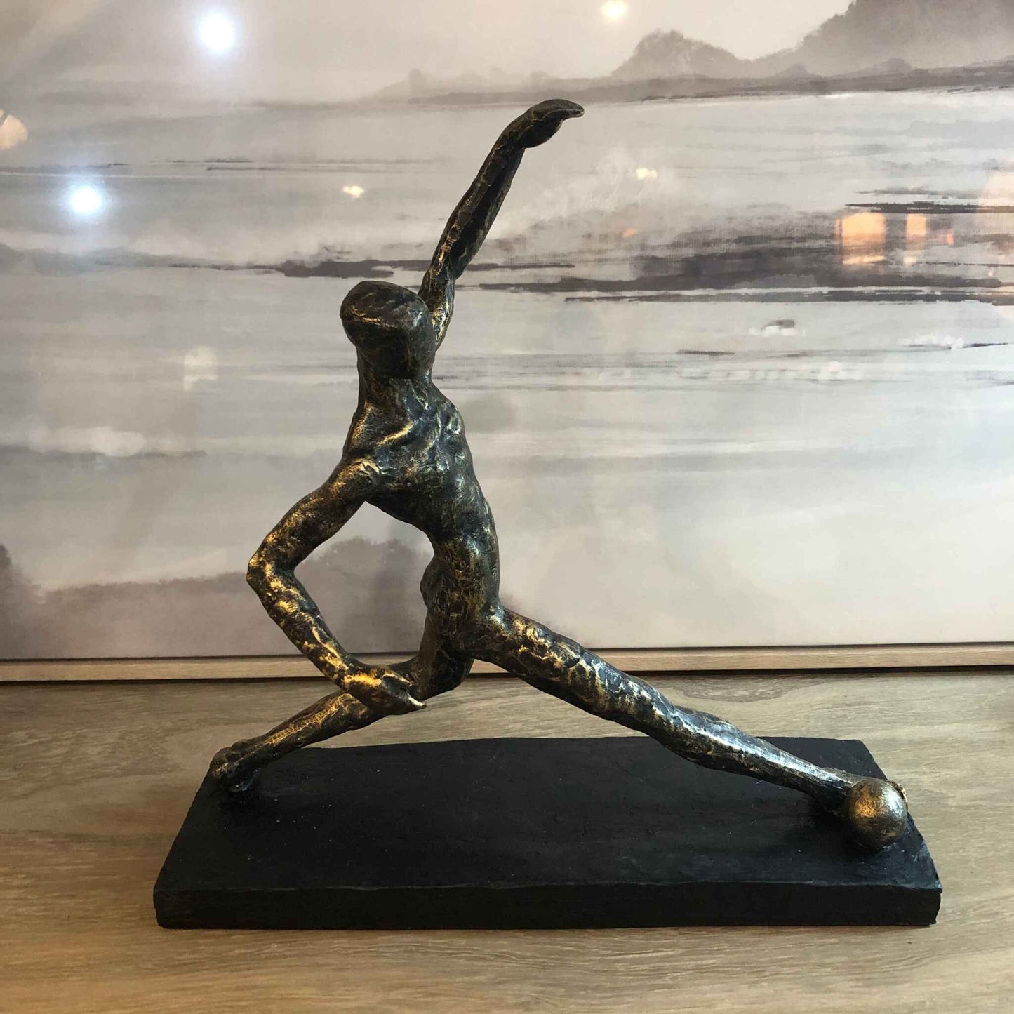 Football Player Sculpture 34cm