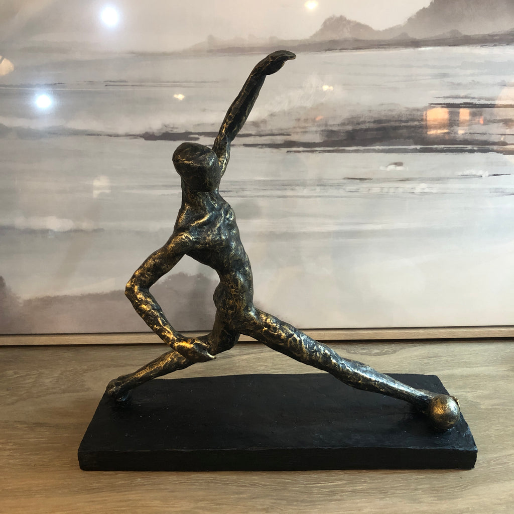 Football Player Sculpture 34cm