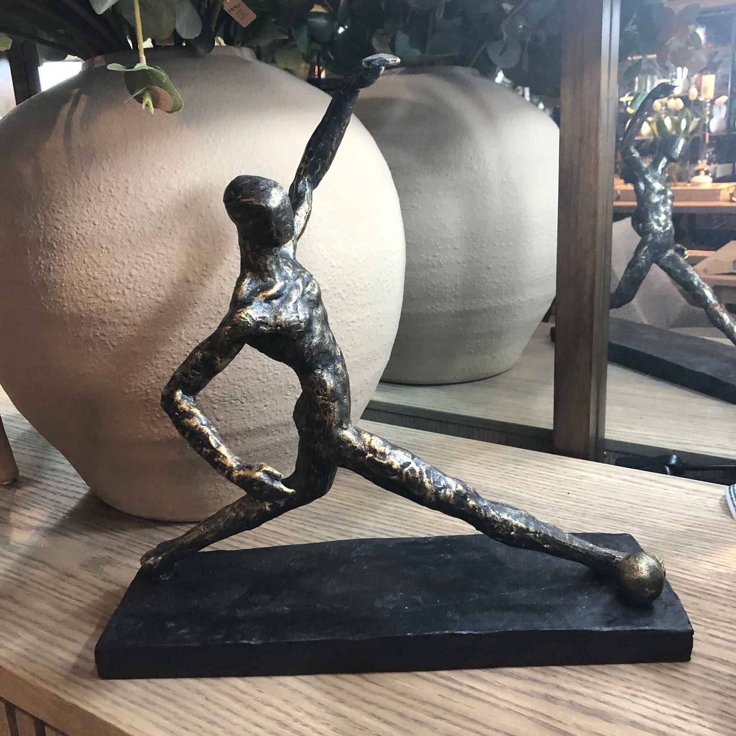 Football Player Sculpture 34cm