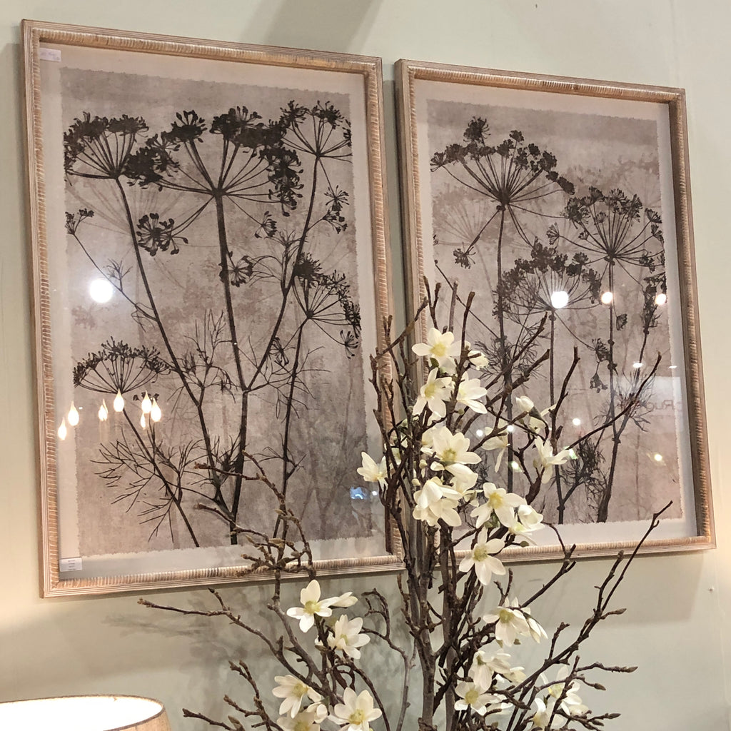 Set of 2 Dill Framed Prints 100cm