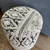 Patterned Occasional Storage Stool 45cm