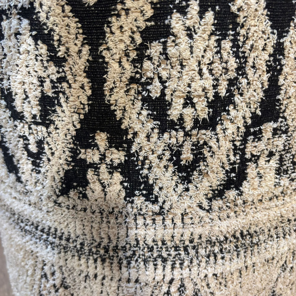 Patterned Occasional Storage Stool 45cm