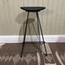 Iron and Black Wood Barstool - 75cm - CLEARANCE