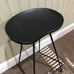 Iron and Black Wood Barstool - 75cm - CLEARANCE
