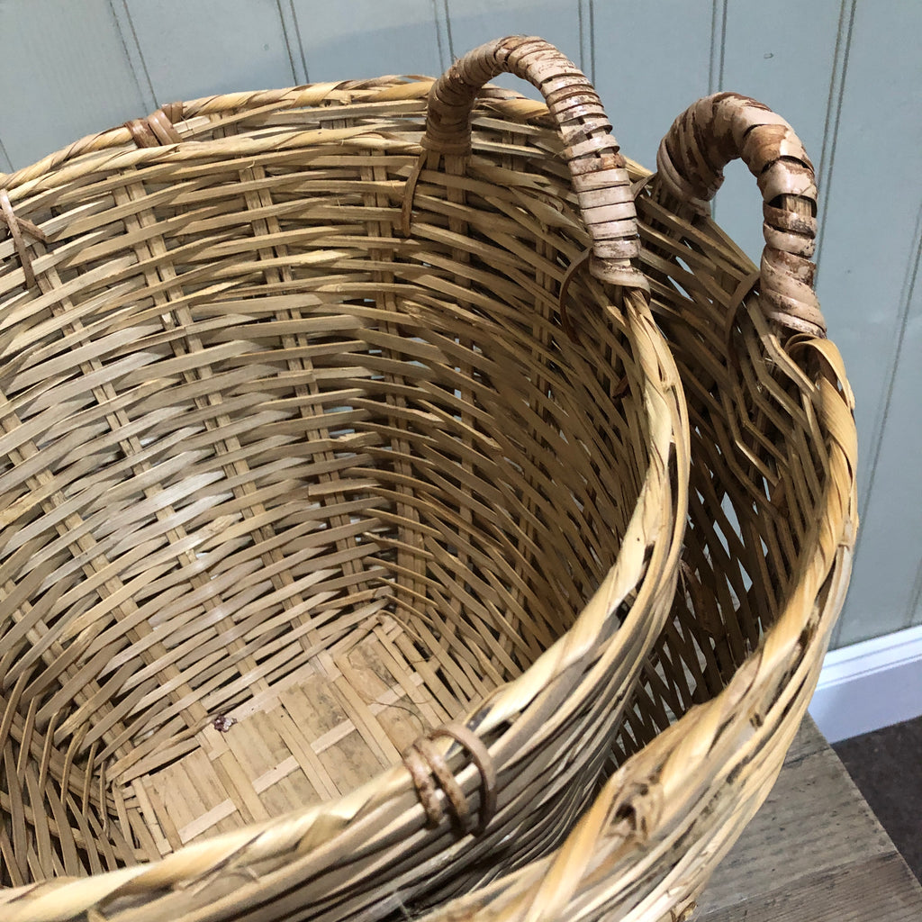 Set of Two Traditional Baskets 42cm - CLEARANCE