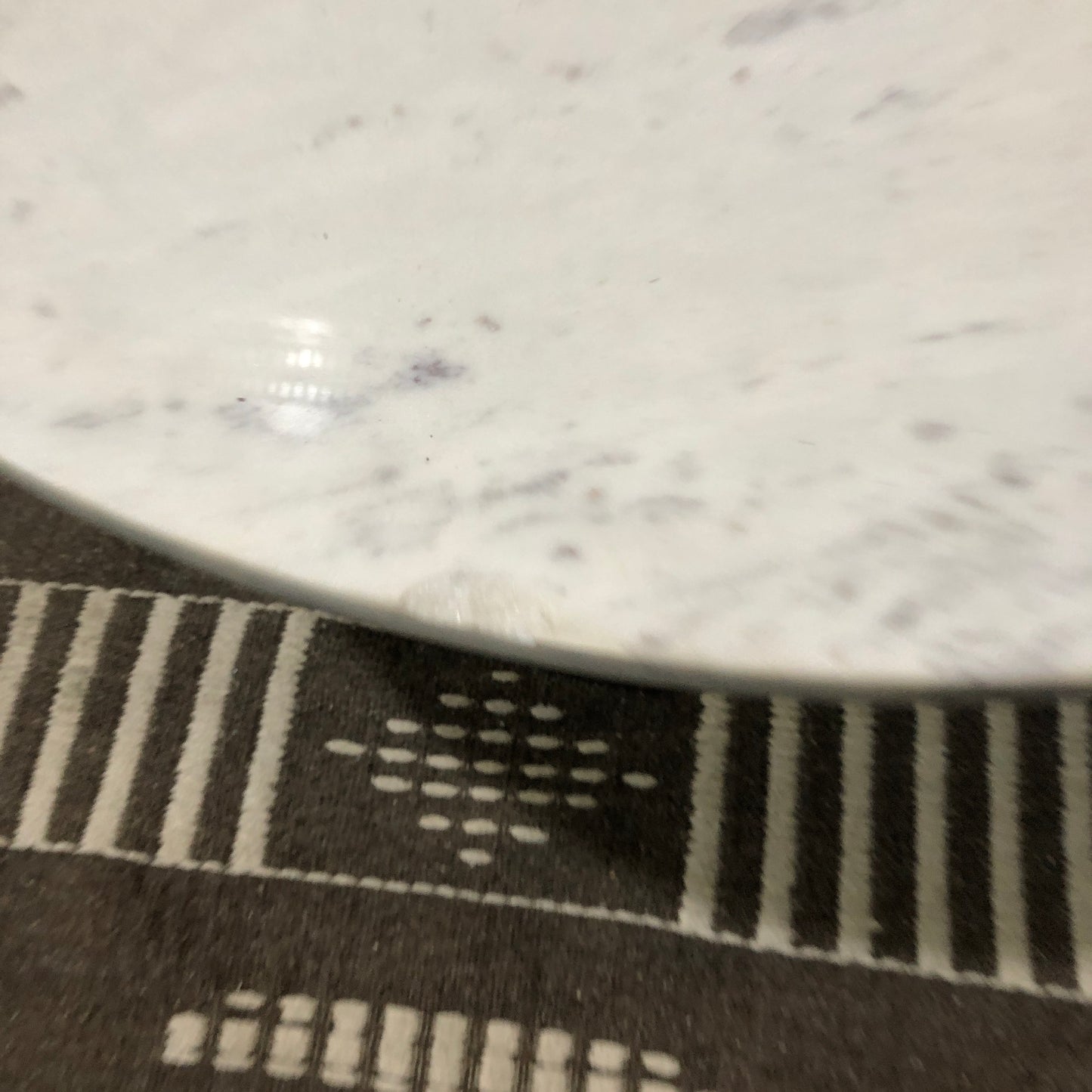 Luna Marble Coffee Table 80cm Diameter - CLEARANCE