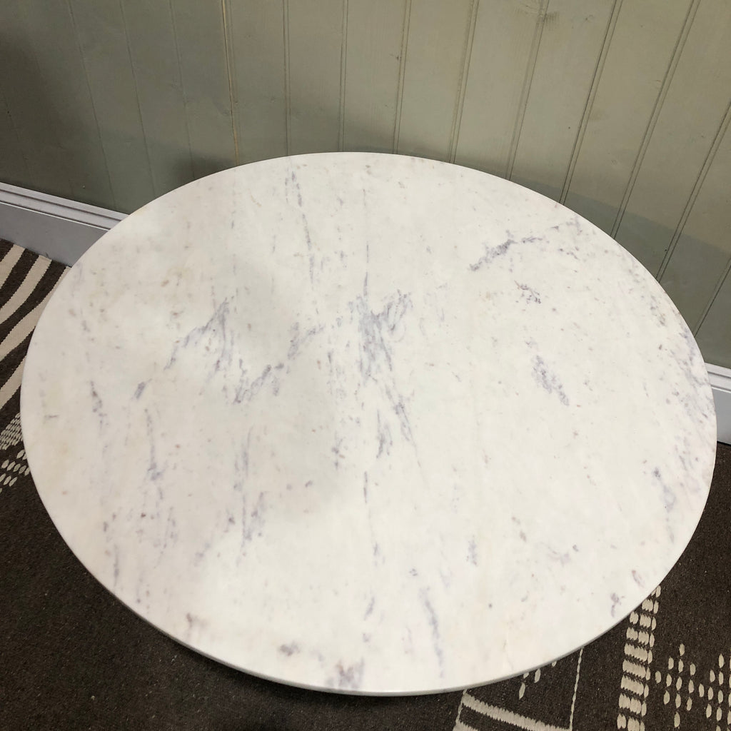 Luna Marble Coffee Table 80cm Diameter - CLEARANCE