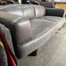 Asymmetry Three Seat Sofa in Leather CLEARANCE
