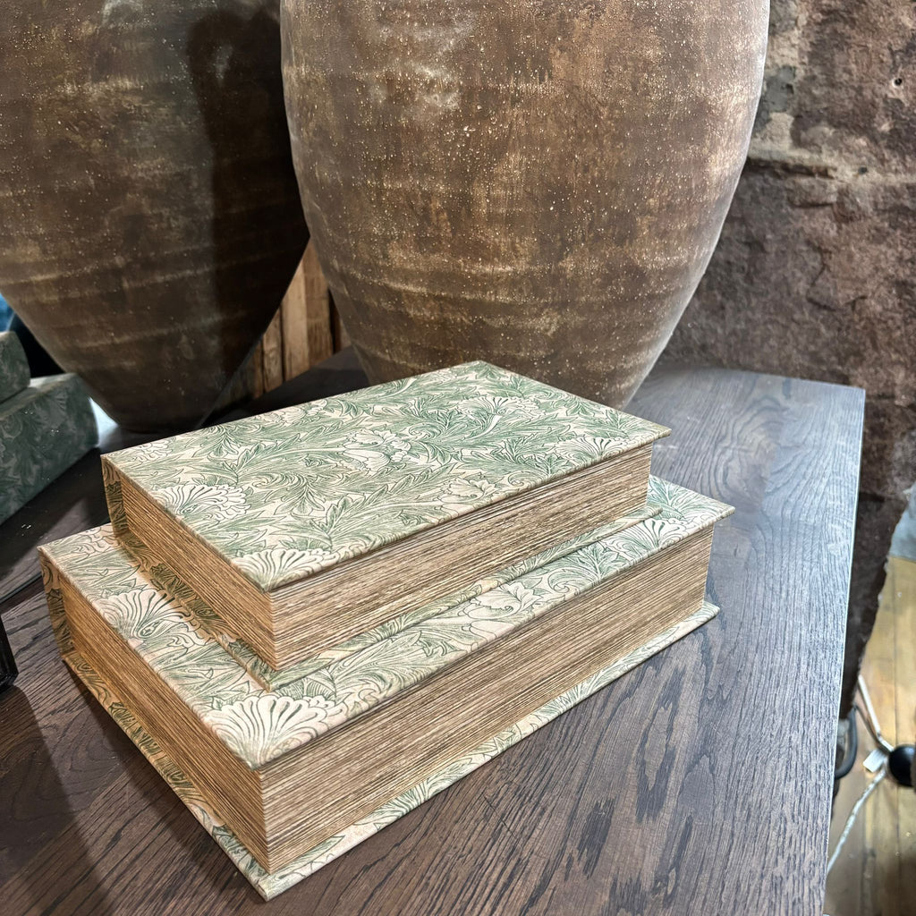 Set of Two Floral Book Boxes | Annie Mo's