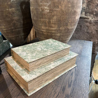 Set of Two Floral Book Boxes | Annie Mo's