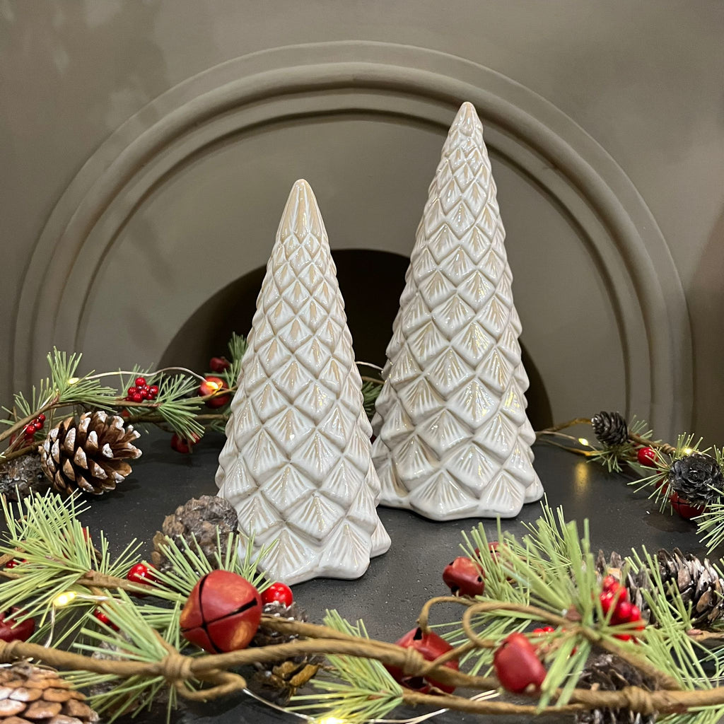Ceramic Pinecone Style Christmas Trees - Size Choice | Annie Mo's