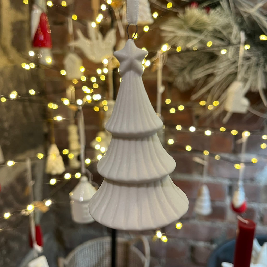 White Porcelain Tree 9cm