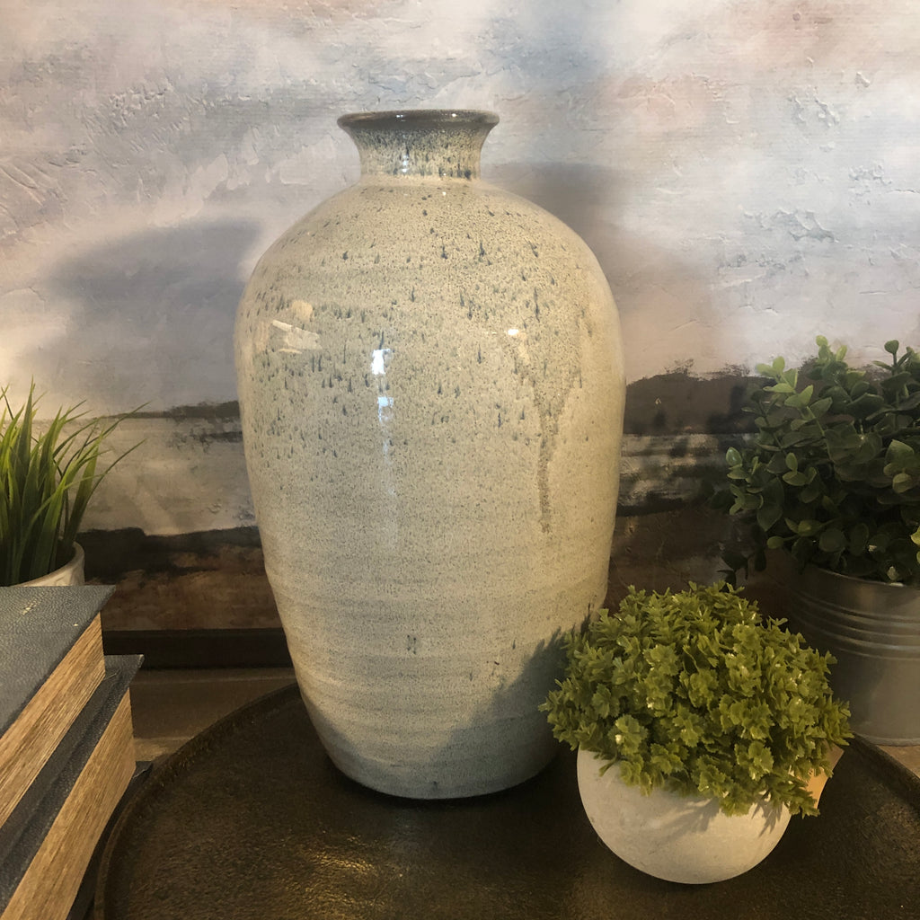 Large Glazed Vase 35cm