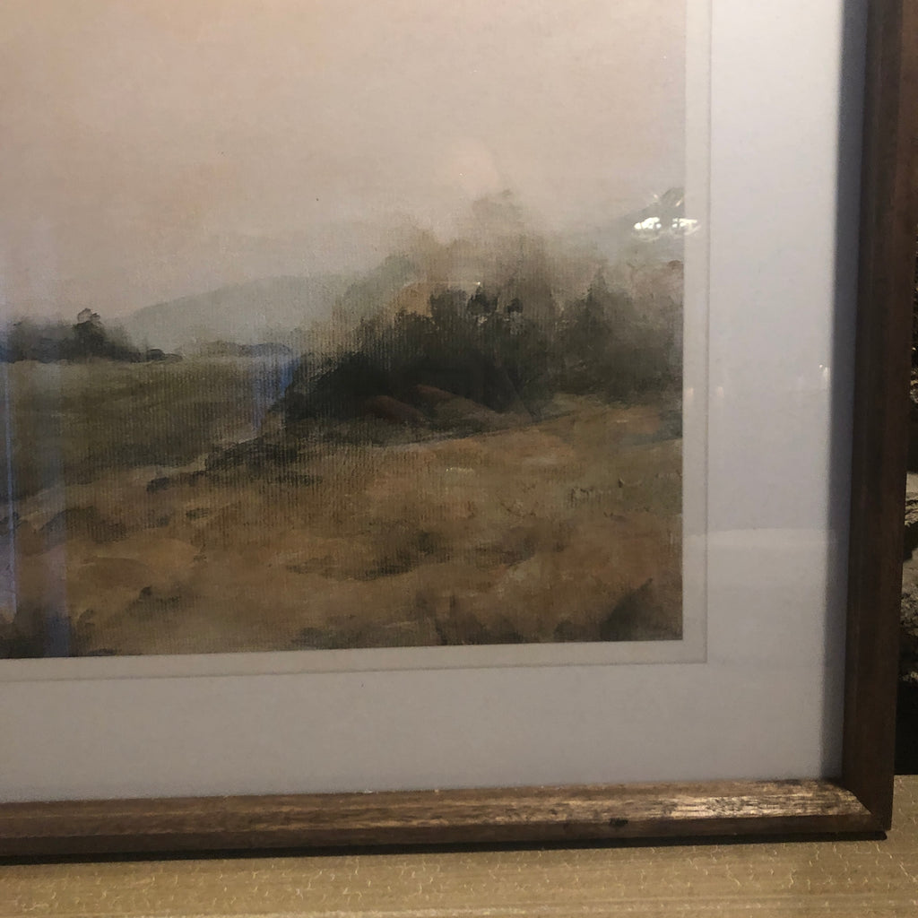 Set of Two Framed Shore Line Wall Prints 70cm