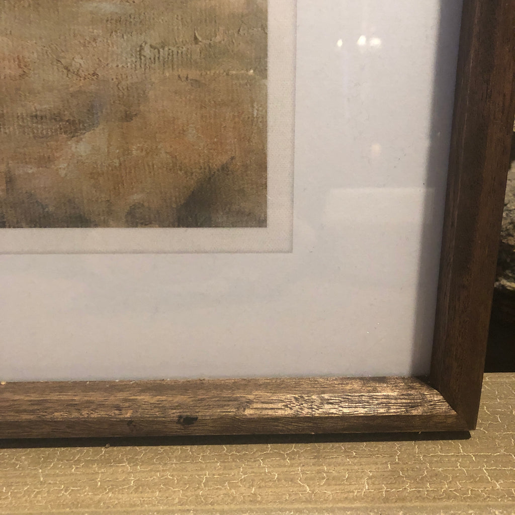 Set of Two Framed Shore Line Wall Prints 70cm