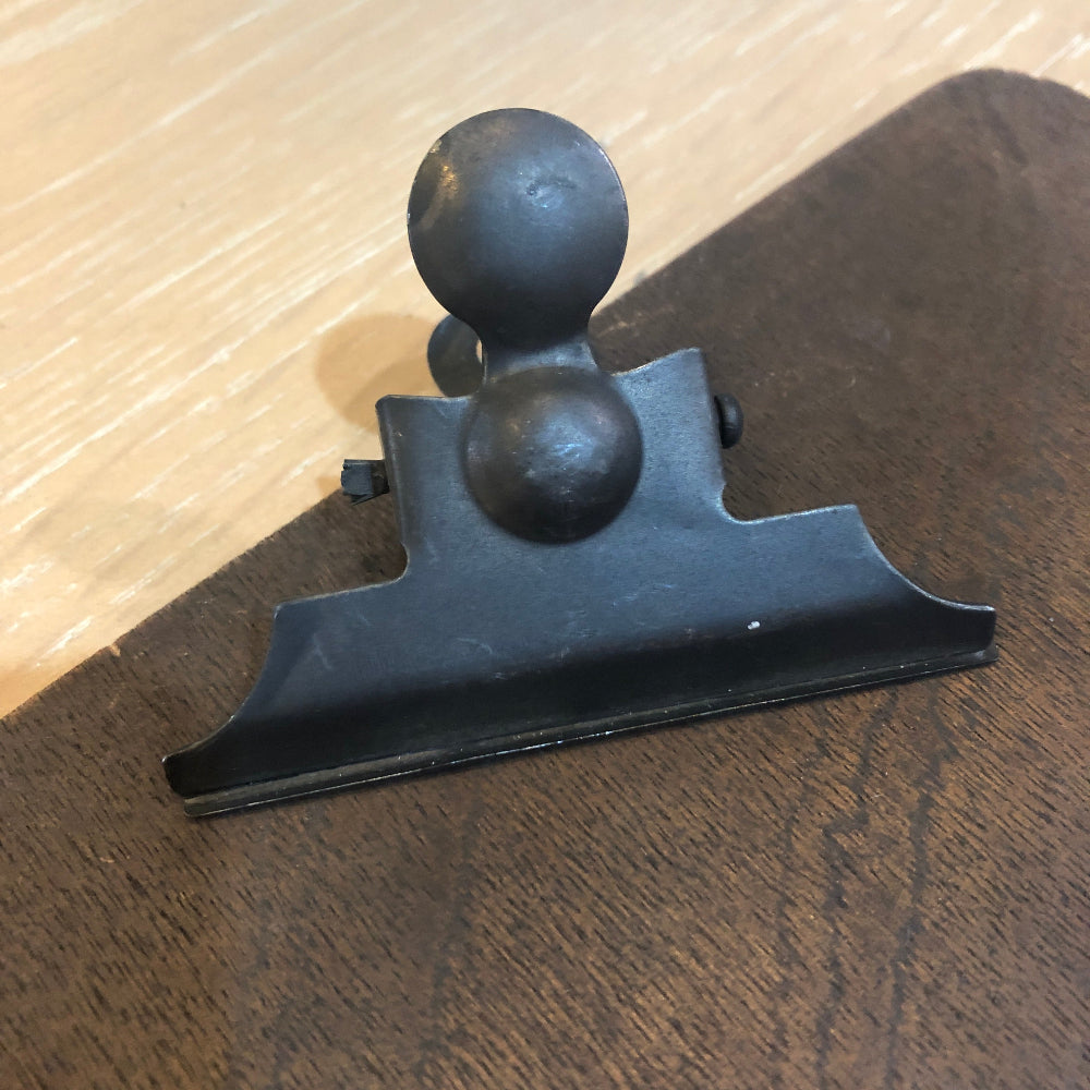 Matt Black Bull Dog Clip 8cm | Annie Mo's-2