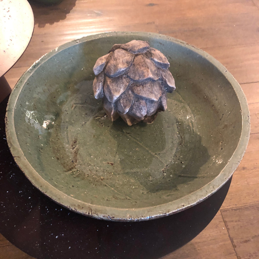 Moss Glazed Bowl 37cm