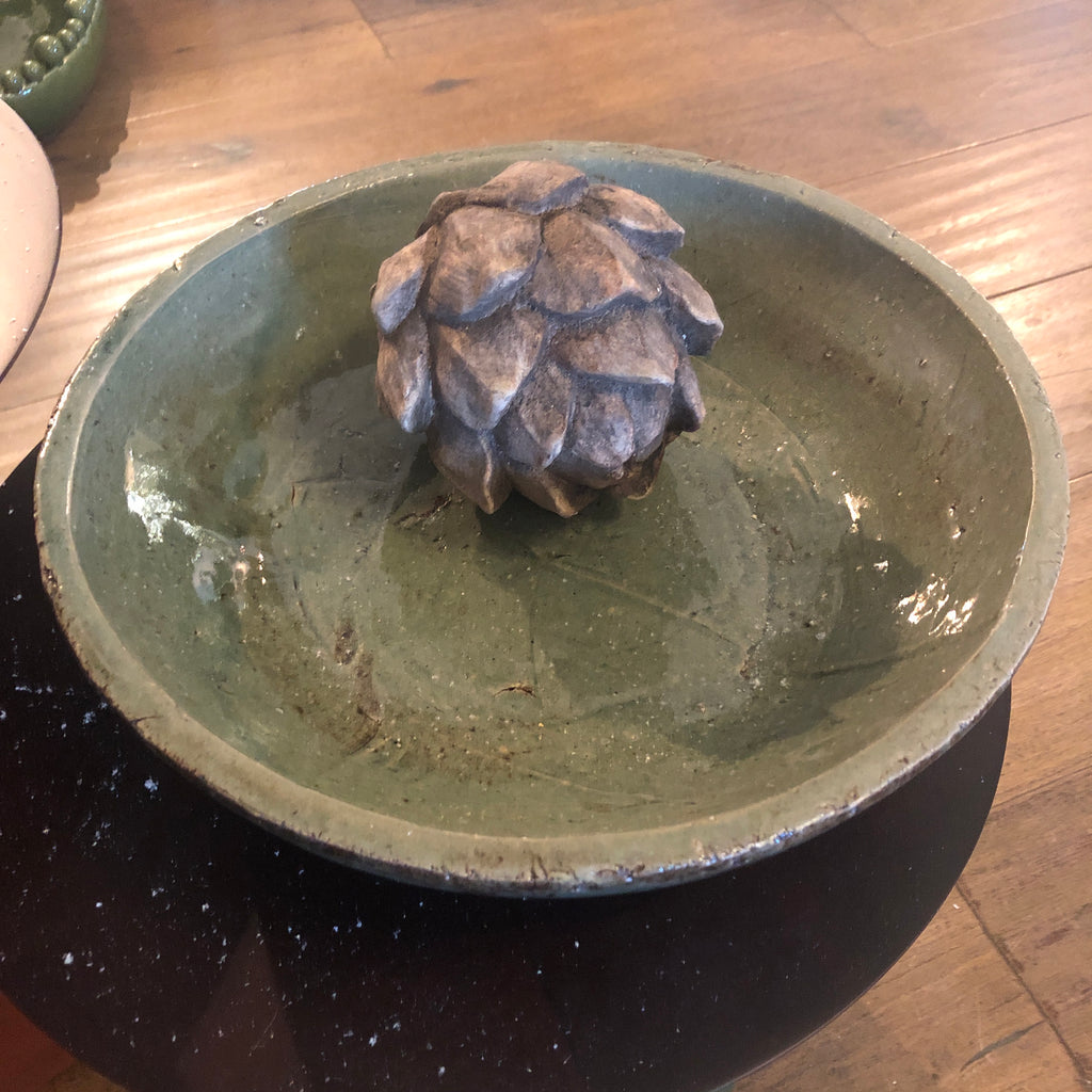 Moss Glazed Bowl 37cm