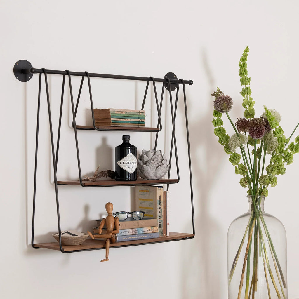 Avondale Three Tiered Swing Shelf 85cm Wide | Annie Mo's
