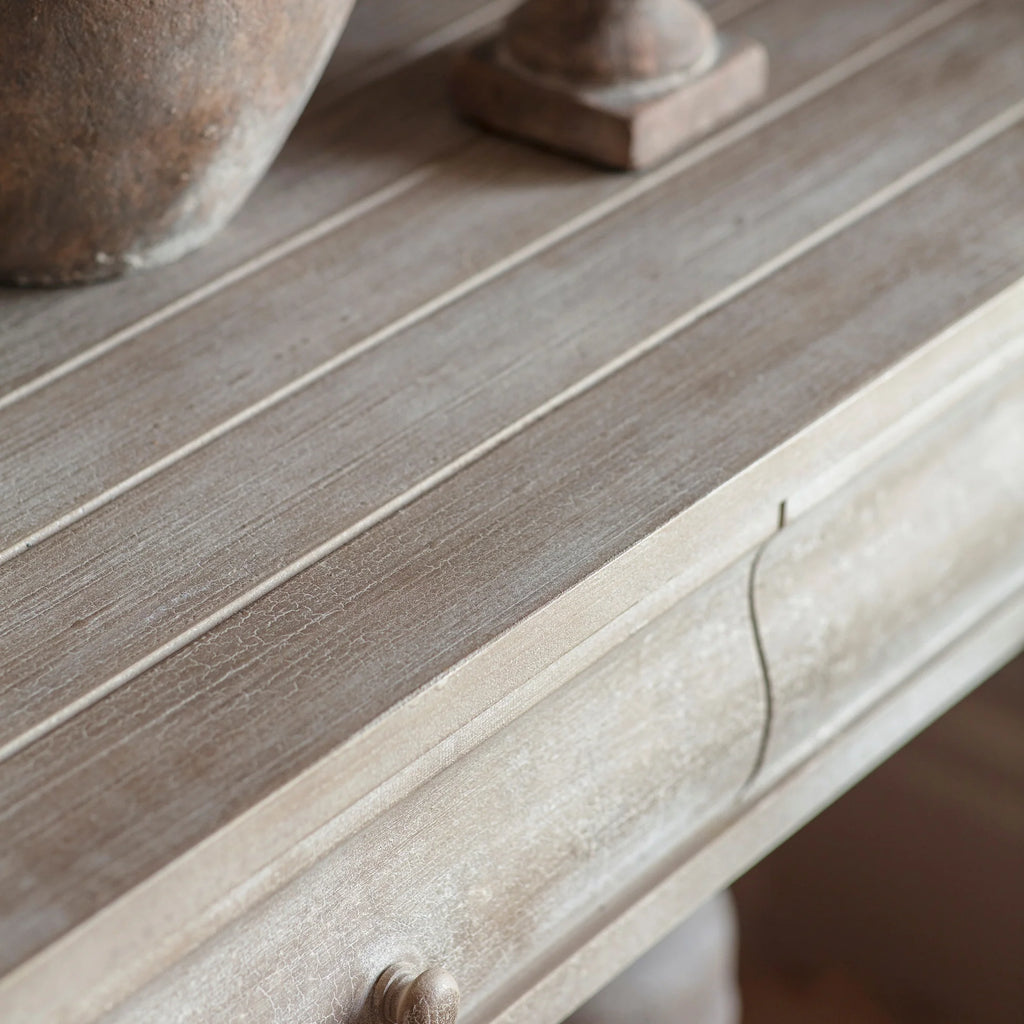 Ilkley Distressed Weathered Console Table 180cm