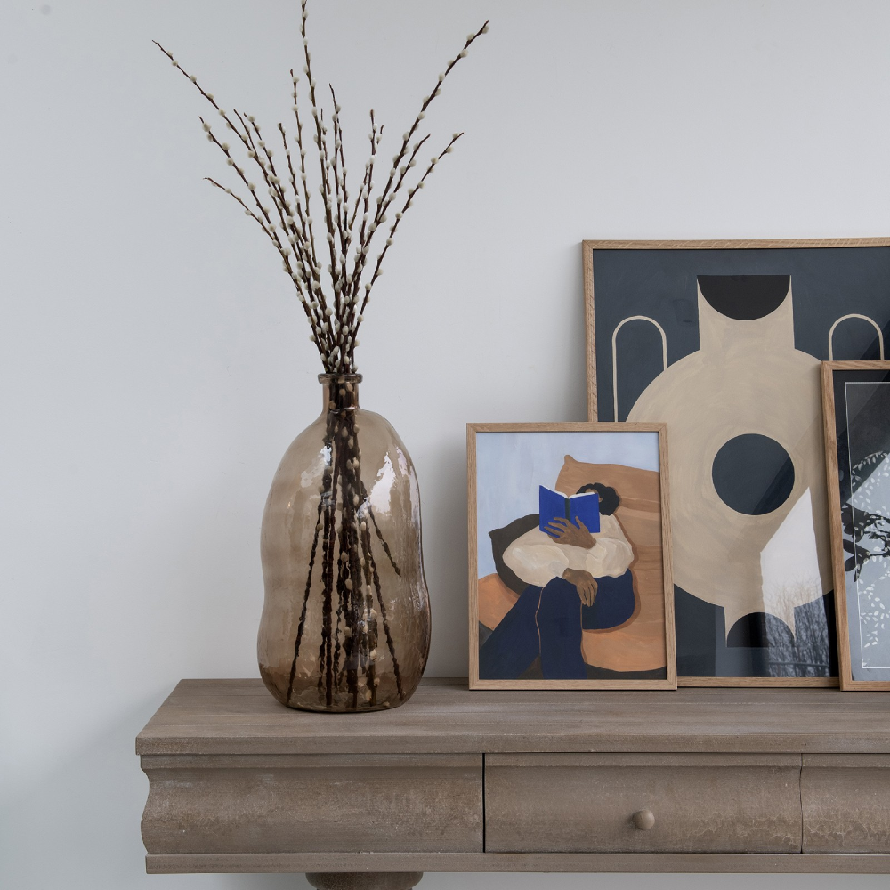 Irregular Glass Vase 49cm | Annie Mo's