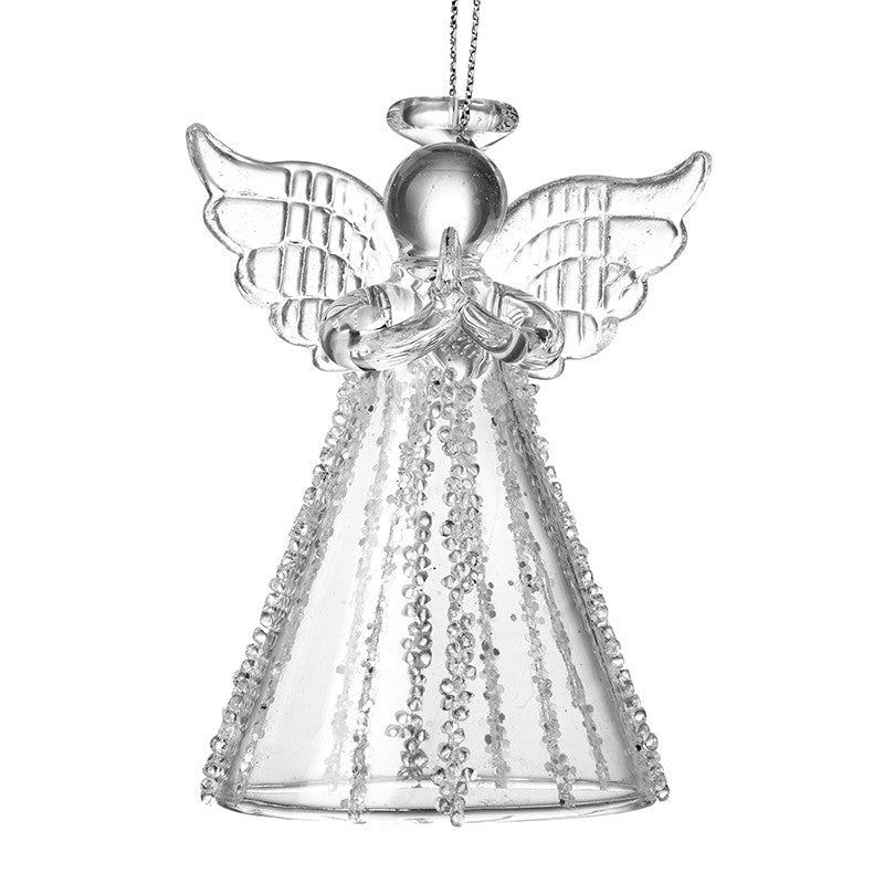 Glass Hanging Angel 8cm | Annie Mo's