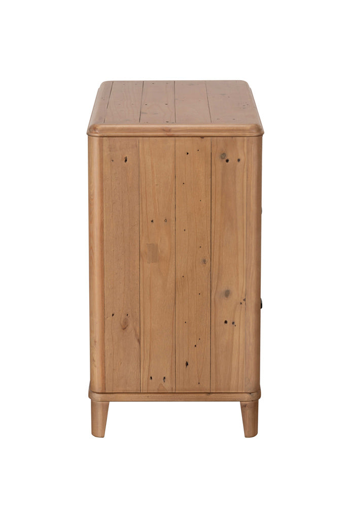 Jude Wooden Three Drawer Chest of Drawers 90cm Wide