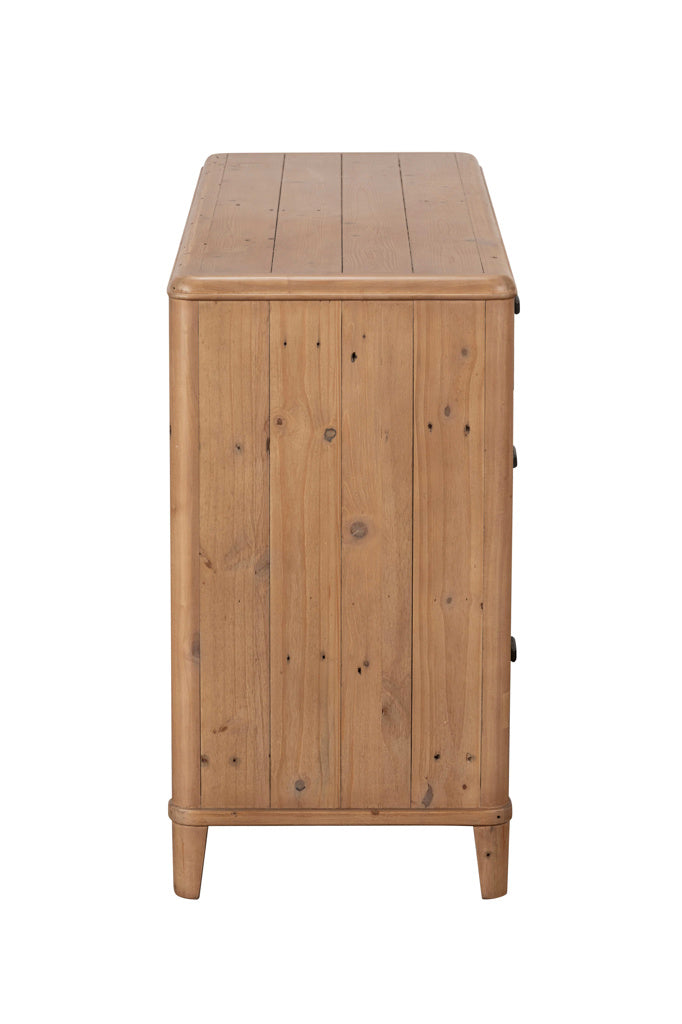 Jude Wooden Wide Chest of Drawers 135cm Wide