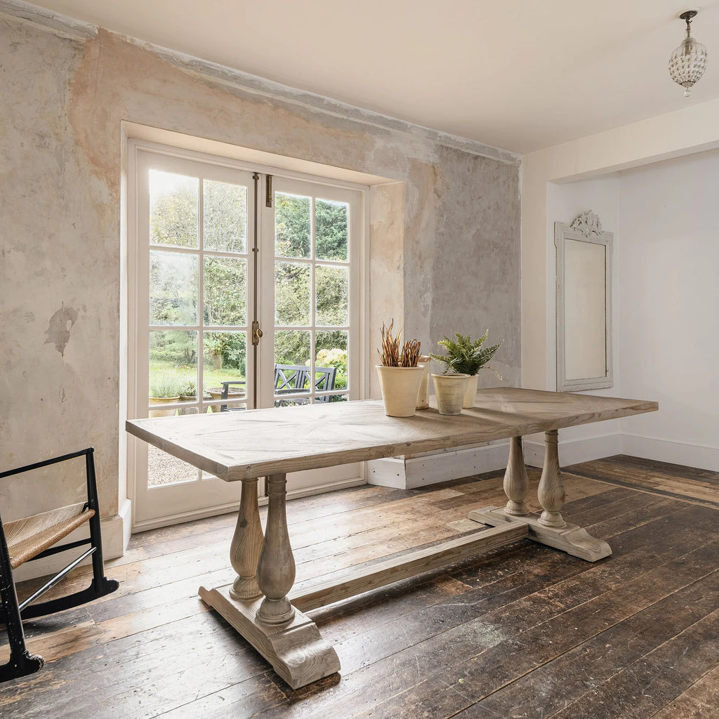 Brampton Recycled Pine Dining Table - Size Choice | Annie Mo's