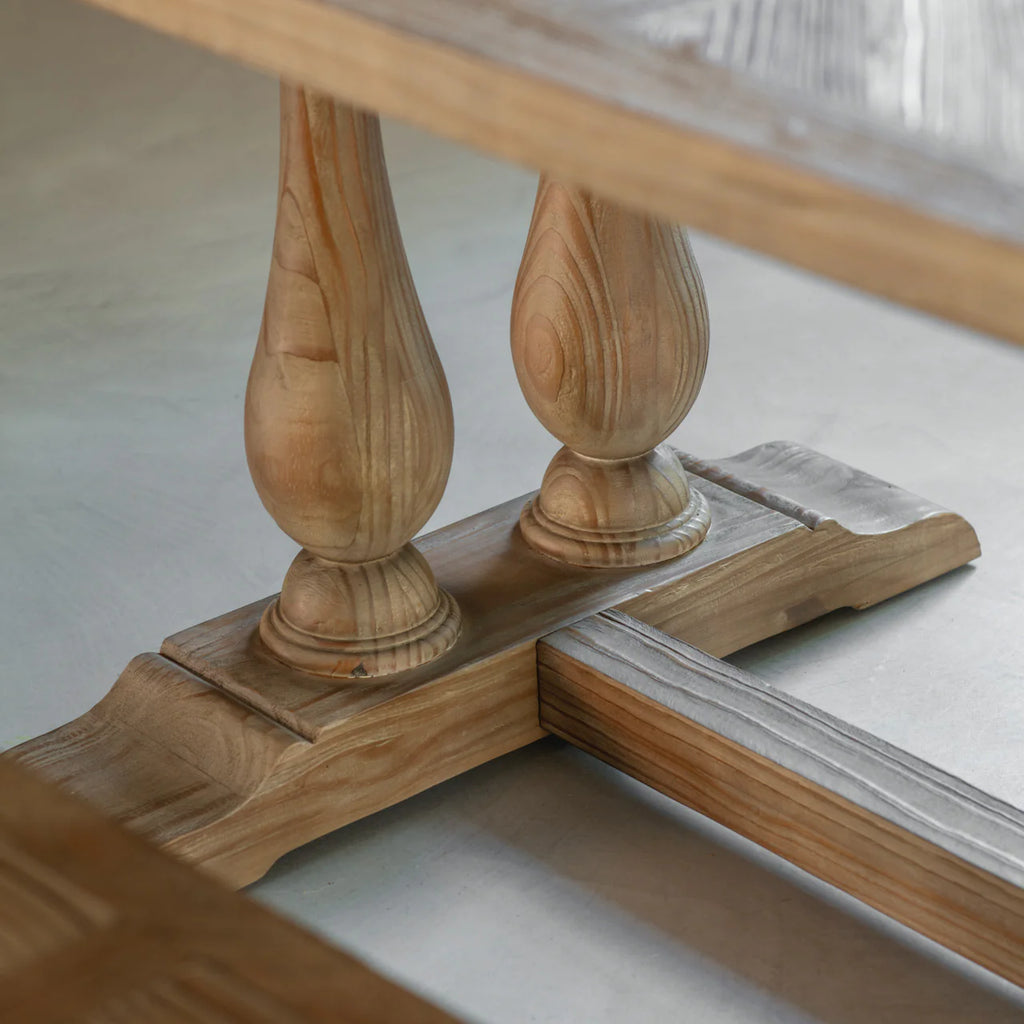 Brampton Recycled Pine Dining Table - Size Choice