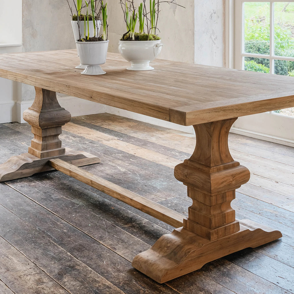 Ferndale Recycled Teak Dining Table - Size Choice