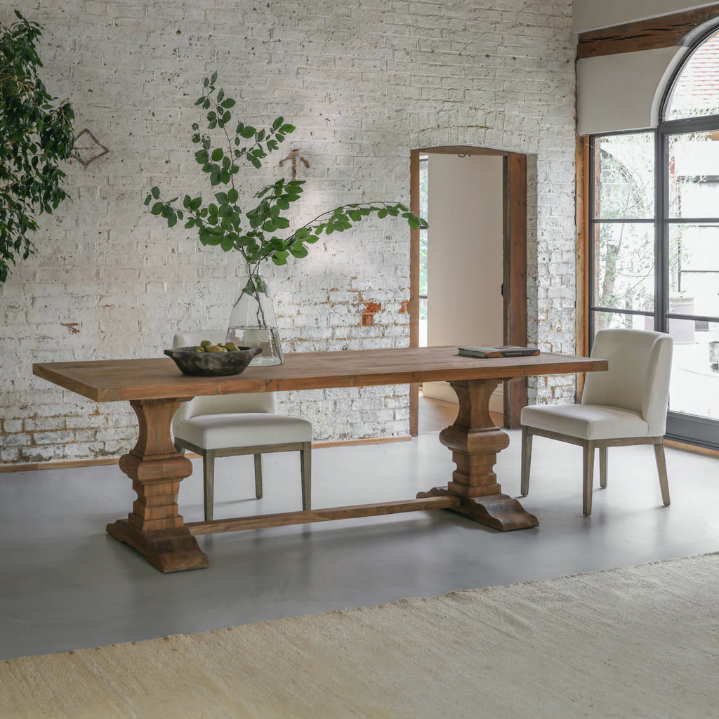 Ferndale Recycled Teak Dining Table - Size Choice