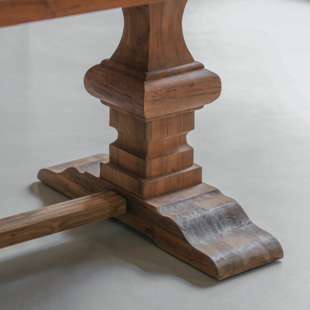 Ferndale Recycled Teak Dining Table - Size Choice