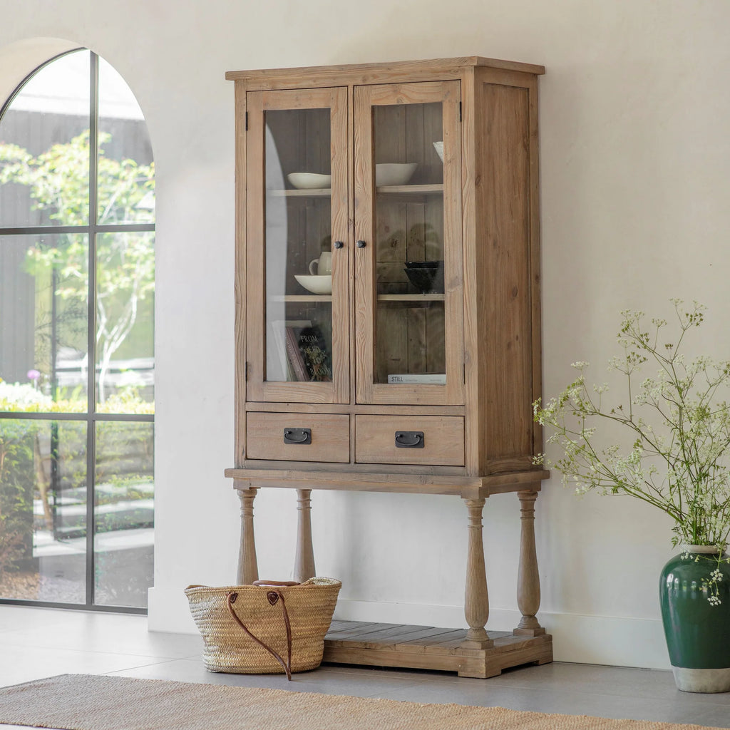 Worth Glass Fronted Cabinet 195cm | Annie Mo's