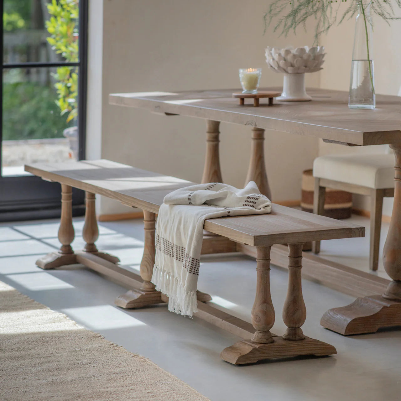 Reclaimed Brampton Pine Bench - Size Choice | Annie Mo's
