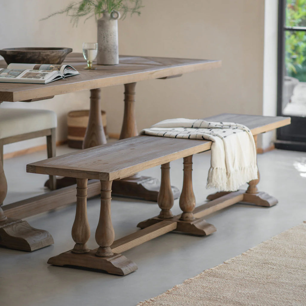 Brampton Reclaimed Pine Bench - Size Choice