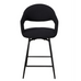 Jasmine Black Boucle Counter Height Bar Stool (Pair)