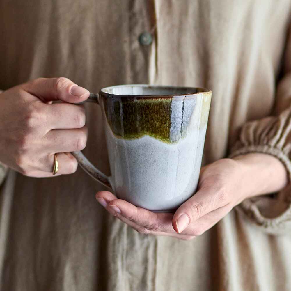 Jules Mug, Green, Stoneware | Annie Mo's4