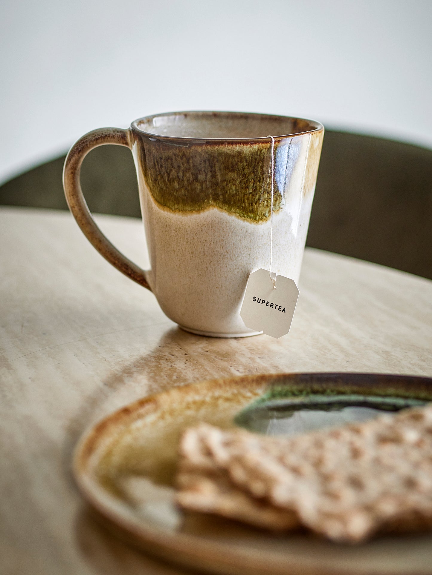 Jules Mug, Green, Stoneware