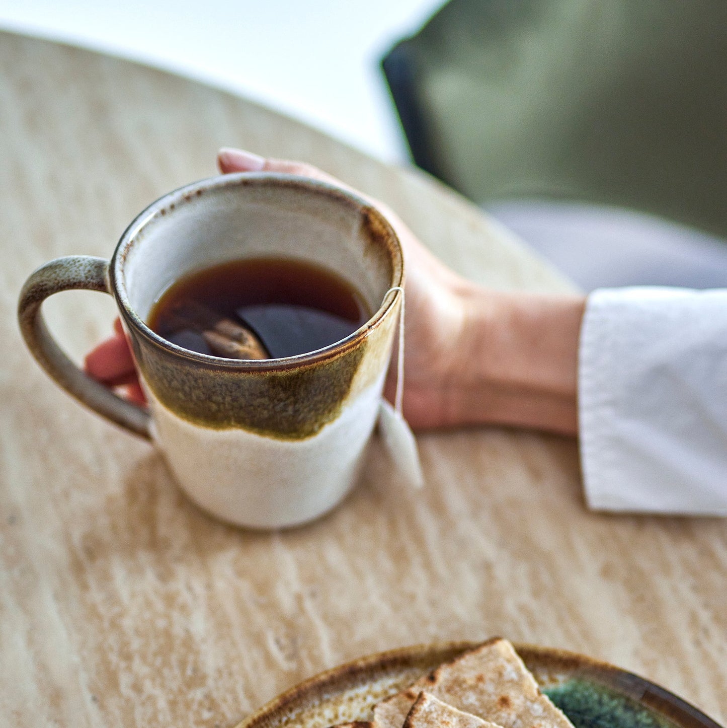 Jules Mug, Green, Stoneware | Annie Mo's7