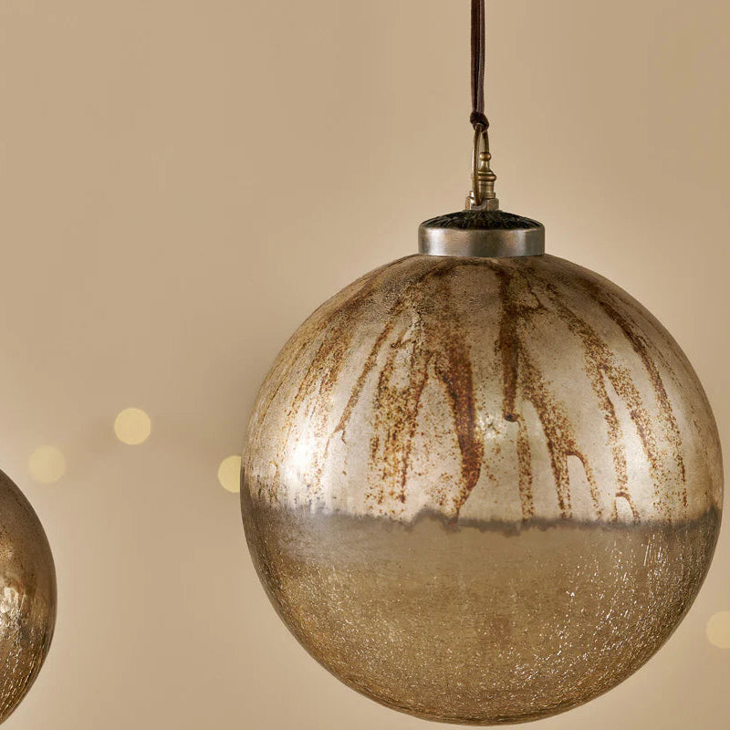 Konara Giant Bauble - Gold Crackle - Size Choice | Annie Mo's D