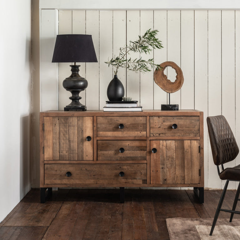 Nixon Reclaimed Mixed Wood Wide Sideboard 152cm