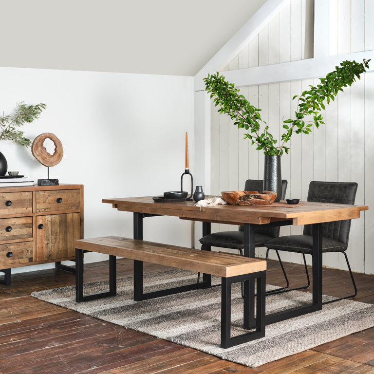 Nixon Reclaimed Mixed Wood Bench 140cm