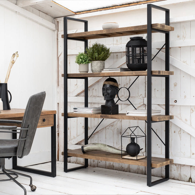 Nixon Reclaimed Mixed Wood Bookcase 178cm x 124cm