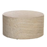 Kraft Coffee Table with Textured Side 81cm | Annie Mo's