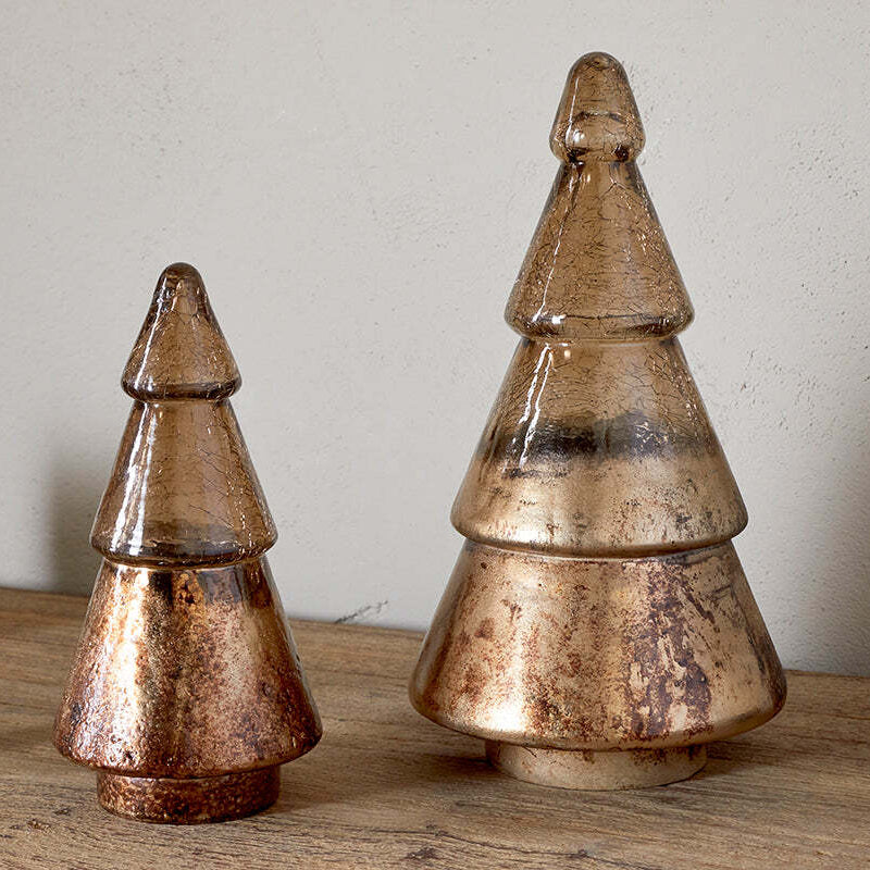 Konara Glass Tree - Gold Crackle - Size Choice | Annie Mo's