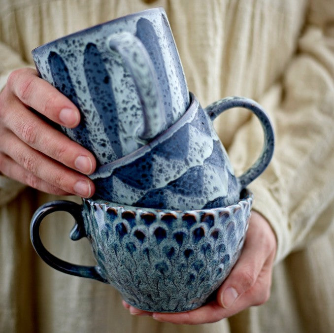 Katrina Cup, Grey, Stoneware
