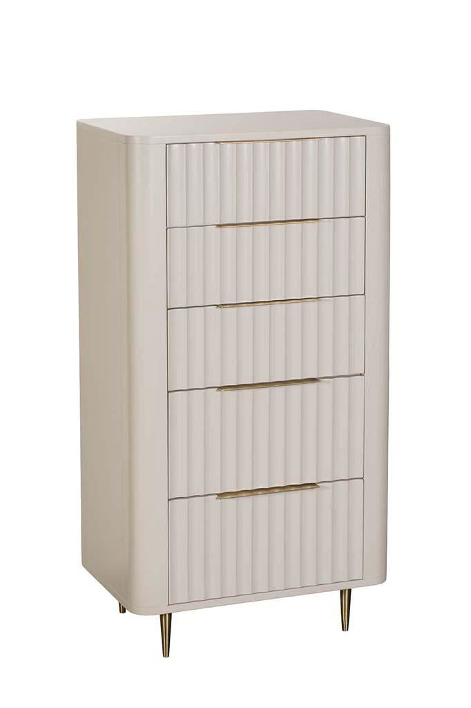 Lily Five Drawer Tall Chest of Drawers