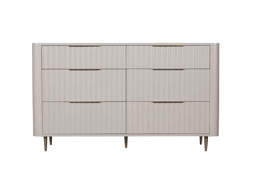 Lily Six Drawer Wide Chest of Drawers